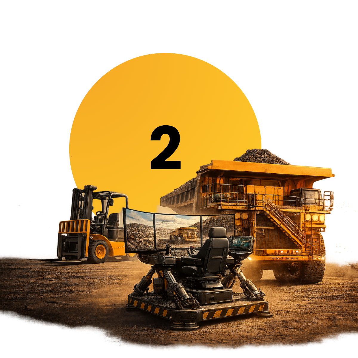 operador maquinaria pesada minería